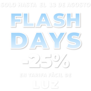 Flash Sale 25 Text 300x298 - Tarifas de luz